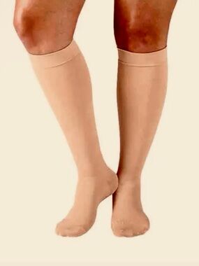 Absolute Support 20-30 MmHg Opaque Knee High Compression SocksThinner Material M